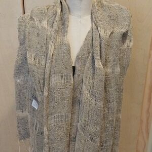 Issey Miyake Vintage Linen Shawl 38"× 68"